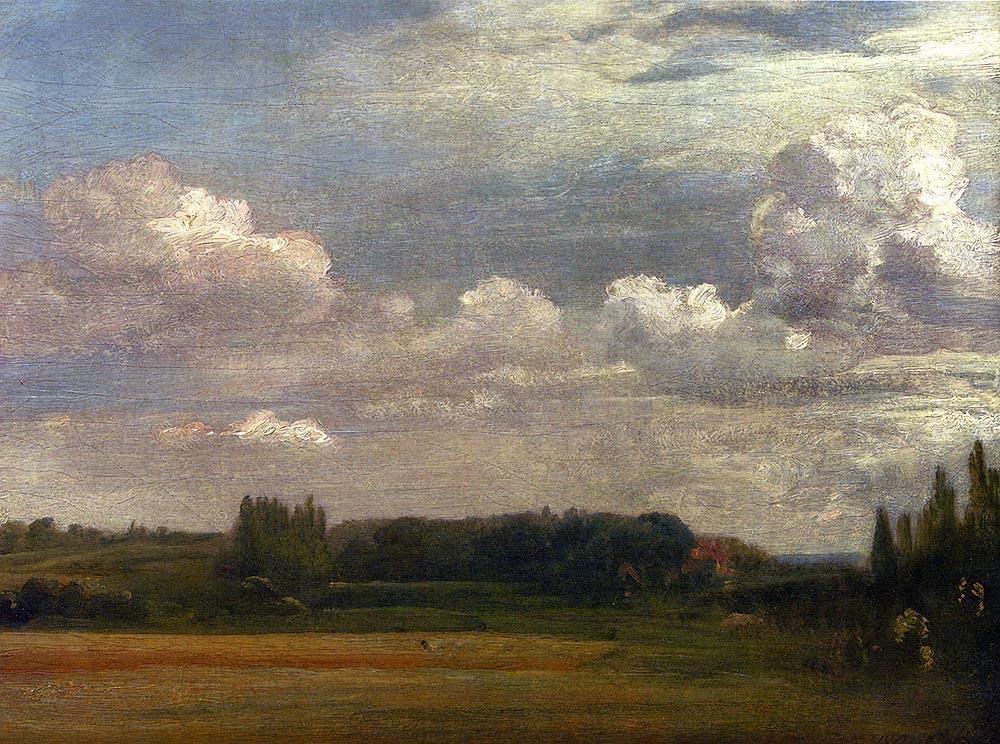 John Constable View Towards The Rectory